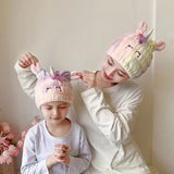 Children's Cute Animal Hair Dry Hat Towel