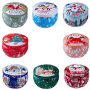 1pc Random Colored Christmas Scented Candle Tin.