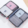 Men And Women's 6pcs Multifunction Waterproof Packing Cubes