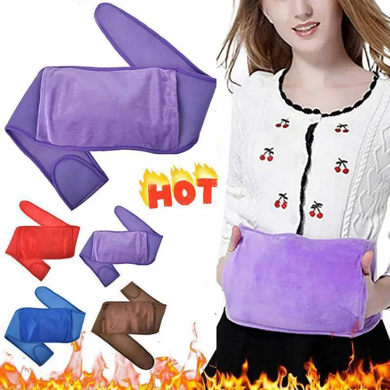 Hot Water Bottle Cover Pouch For Abdomen and Back.