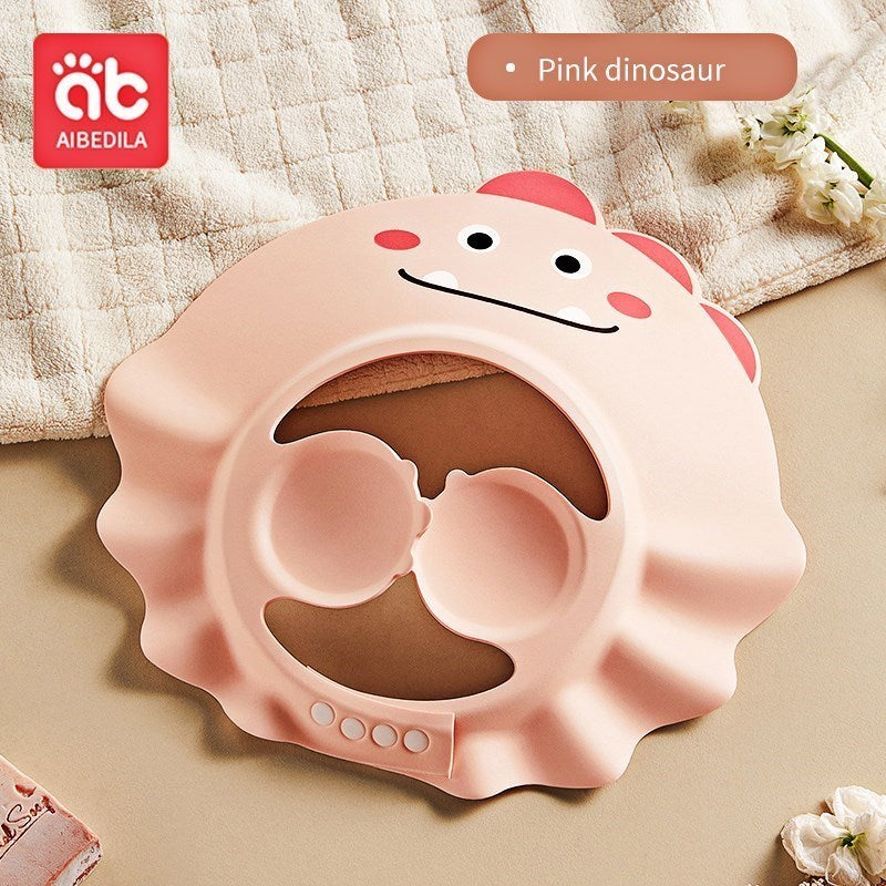 AIBEDILA Babies Waterproof Shower Cap For Eye and Ear Protection against Soap and Water.