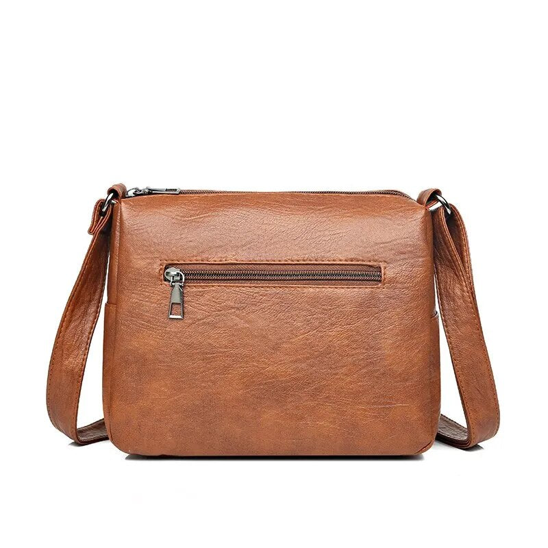 PU Soft Leather Shoulder Bag.