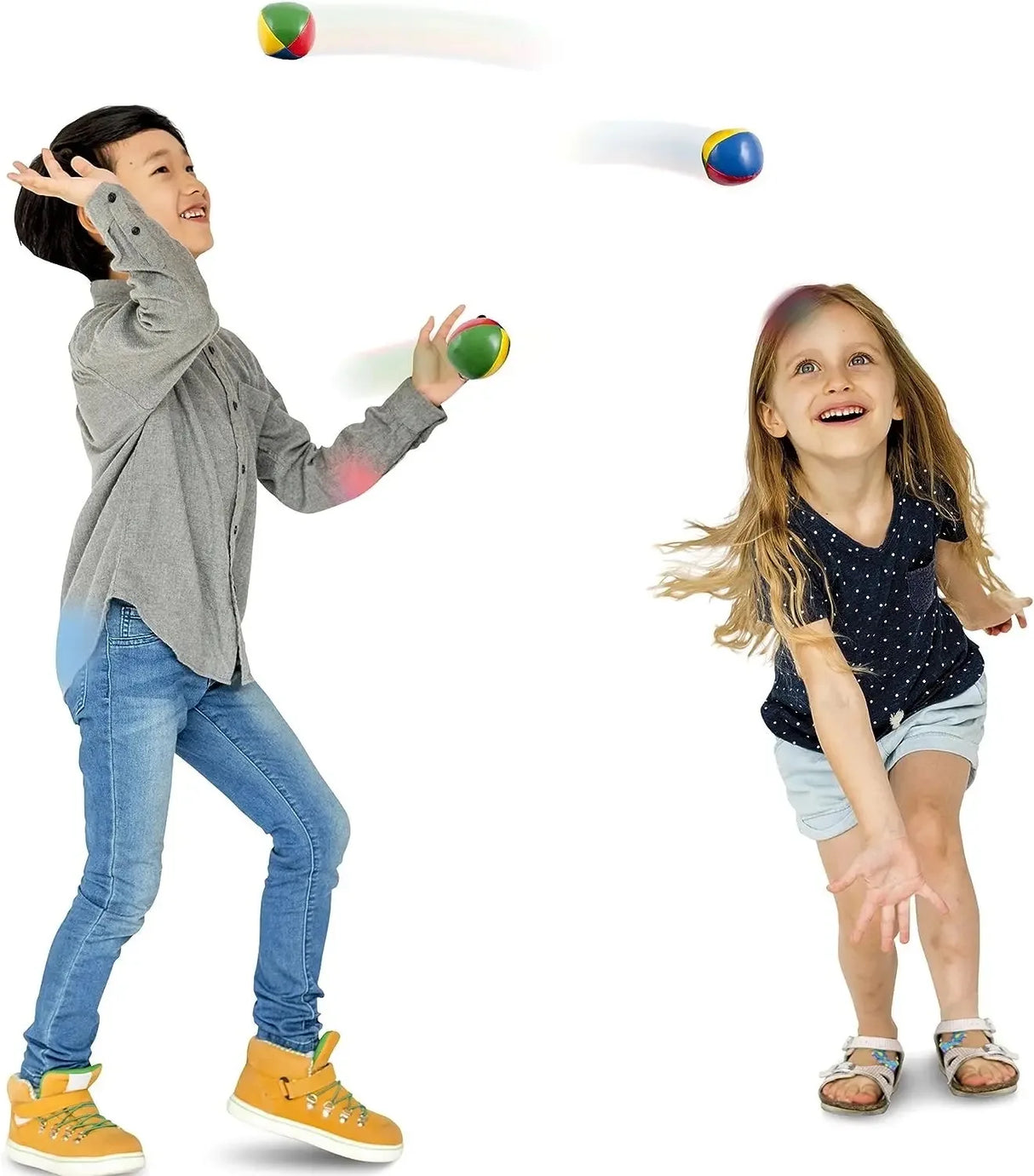 PVC 3 Or 6 Leather Juggling balls filled With Sandbag