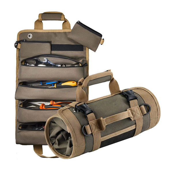 Multi-Purpose Roll Up Multi Pocket Tool Bag Organizer.