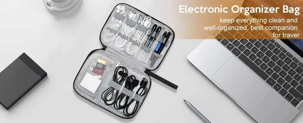 Electronic Accessory Organizer Bag