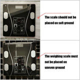 Digital Bathroom Weight Scale Body Composition Analyzer With Smartphone App Bluetooth