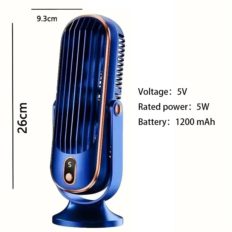 USB charging 5-Speed Adjustable Desktop Fan