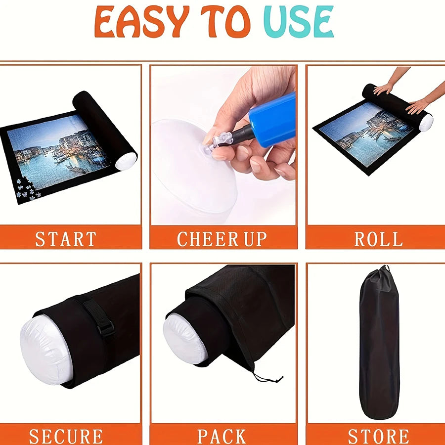 Felt Puzzle Scroll Storage Mat For 1500-3000 PCS