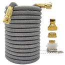 High Pressure Expandable PVC Garden Water Hose with Double Metal Connector.