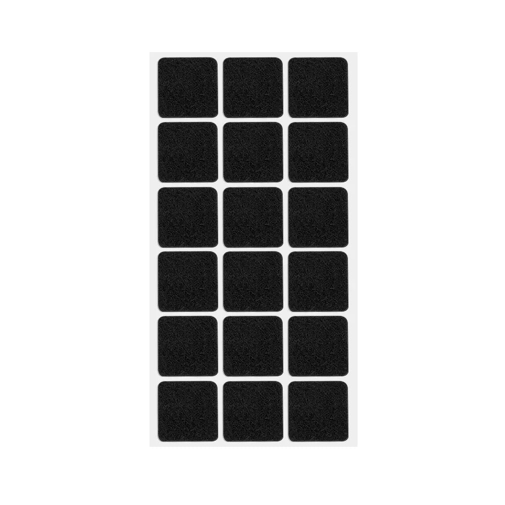 18/180Pcs  Round/Square Felt Adhesive Non-Slip Furniture Pads