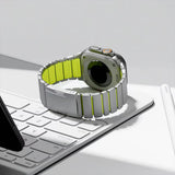 Luxury Titanium Strap for Apple Watch Ultra 3/2 49mm Series 11 10 46mm 45mm 44mm 42mm Or Silicone Bracelet For iwatch 9 8 7 6 SE 5