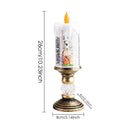 Flameless LED/Battery Powered Christmas Crystal Candle Lamp.