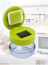 Mini Garlic Press Chopper with Storage Box