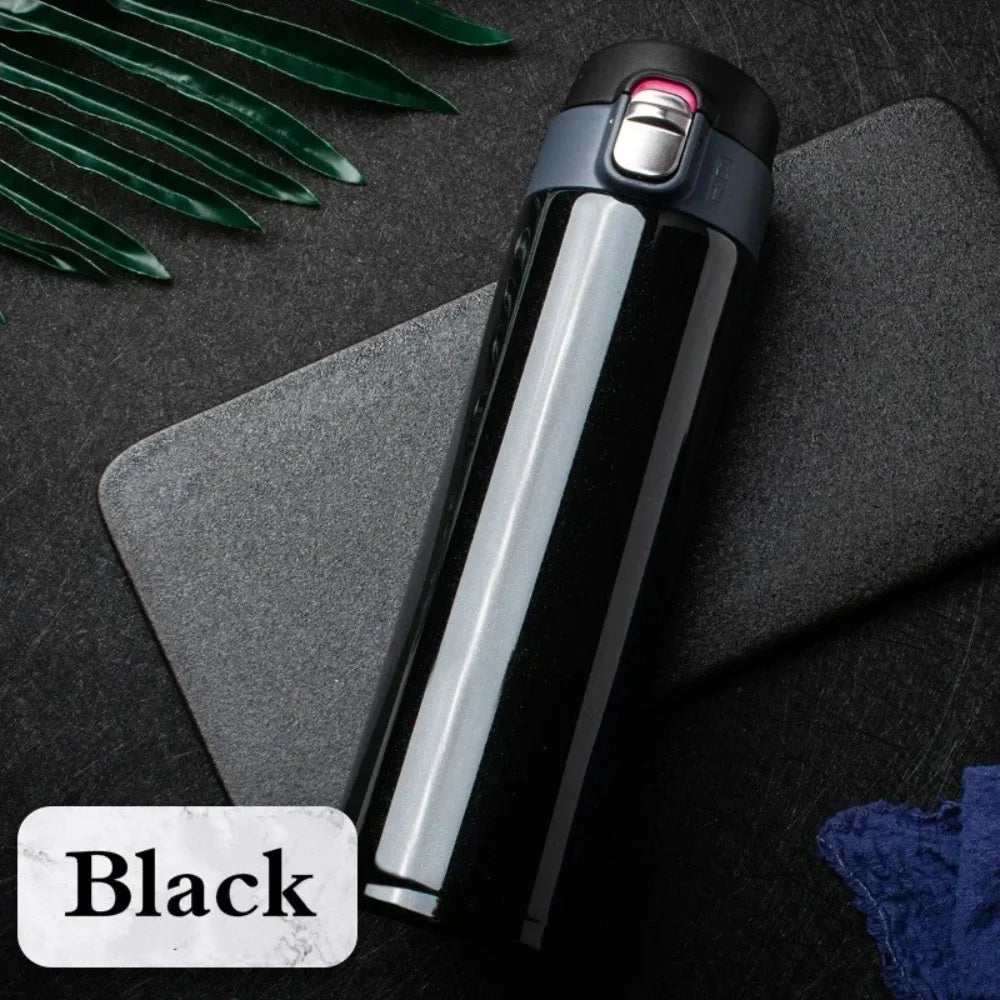 500M/16 Oz Insulated Stainless Steel BPA Free Leakproof Water Bottle