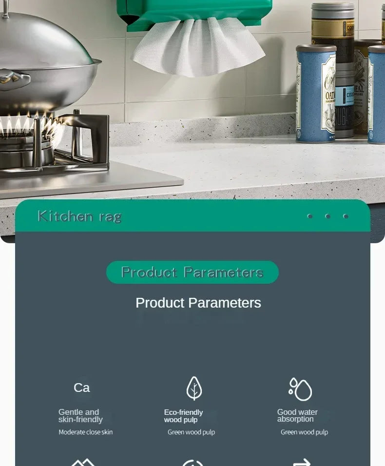 Disposable Hanging Kitchen Wipes