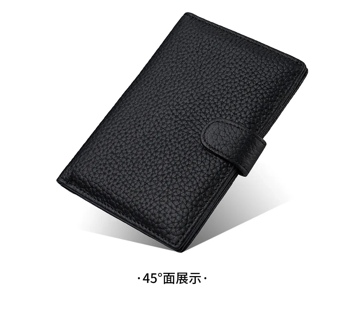 Men Or Women's RFID Slim Leather Passport Holder With Card And Money Slots