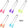 5PCS Silicone Hand Shape Mini Tongs