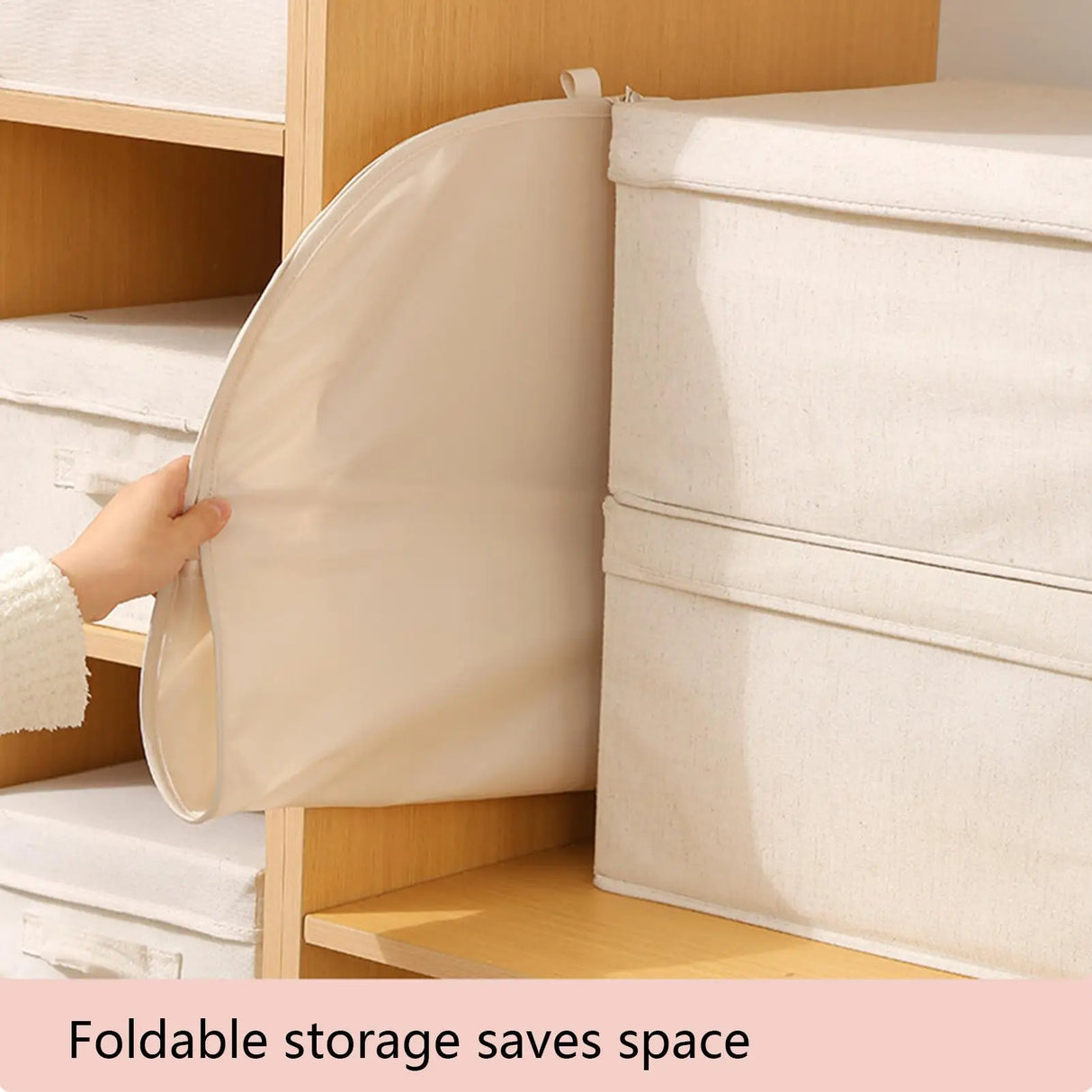 Vacuum Compressed Adjustable Seasonal Storage Organizer For Suits Coats Or Sweaters