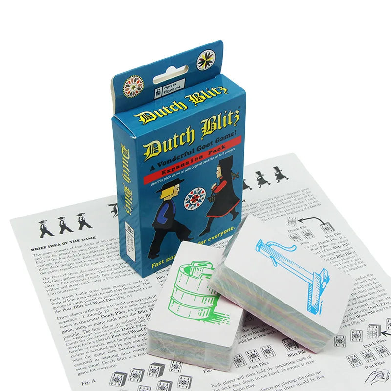 The Original Fast Paced Card Dutch Blitz Game Contains 160 Cards