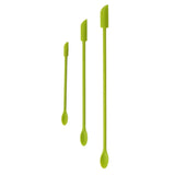 3-Piece Cosmetic Silicone Bottle Mini Scraper