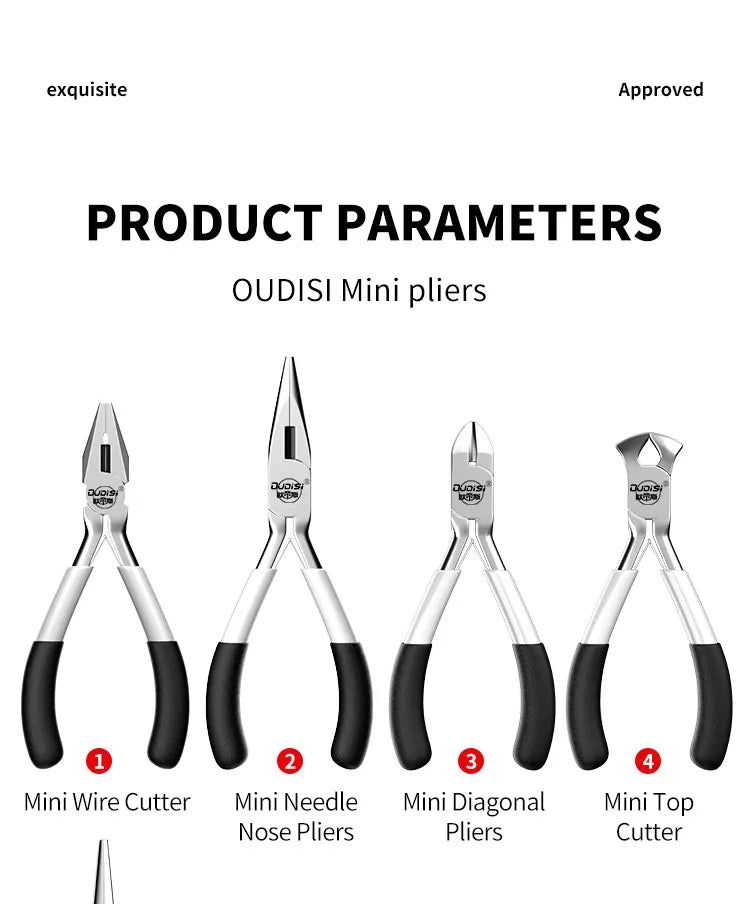 Mini Pliers For Small Area Jobs Or Handcrafts.