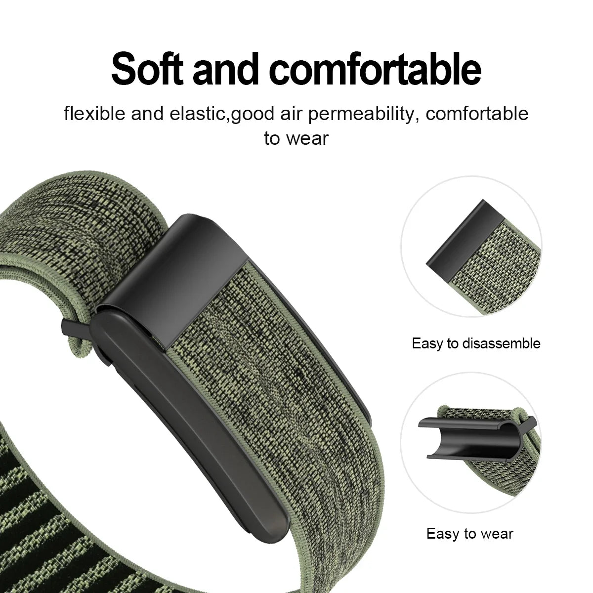 Stretchy Nylon Strap Band For Whoop 5.0 4.0 3.0