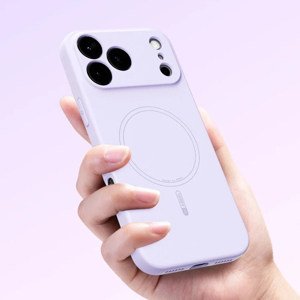 Magnetic Soft Cover Wireless Charge Liquid Silicon Case for iPhone 17 Pro Max 17Air 17Pro 17Pro Max