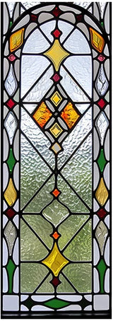 Electrostatic Vintage Stained Glass Window Sticker