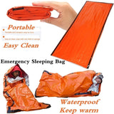 Waterproof Lightweight Thermal Emergency Sleeping Bag. Great for camping and light for hiking.