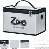 Zeee Lipo Fireproof Safe Battery Bag With Pouches For Multiple Battery Storage.