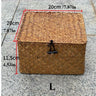 Seaweed Woven Storage Box with Cover