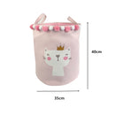 Foldable Canvas Cartoon Animal Laundry Basket OR Toy Storage.