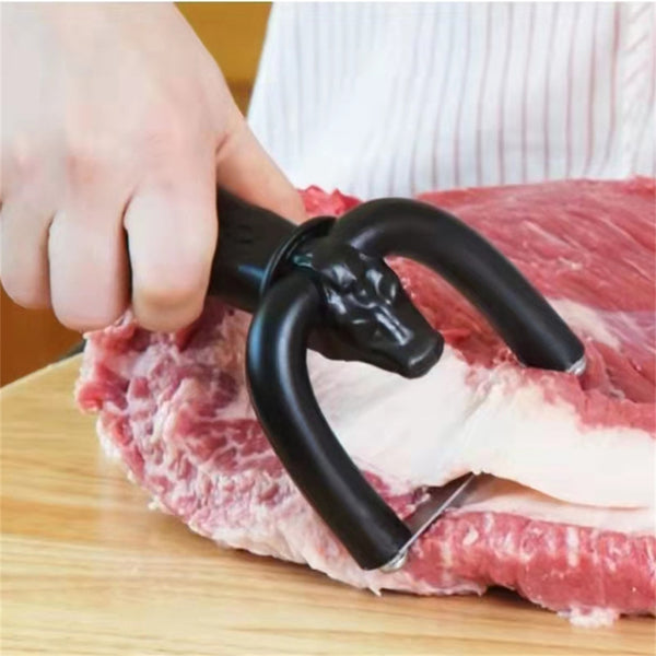 Handheld Meat Cutter.  Great to Trim Fat off of Meat.