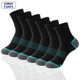 5 Pairs Of High Quality Men's Casual Cotton Breathable Socks Size 38-45..