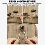 Adjustable Thick Elastic Rope Bag Expansion Strap With Quick Release Buckle