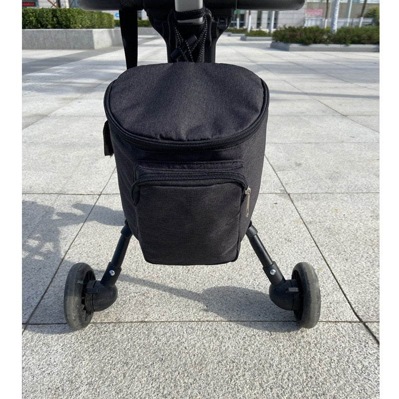 Baby Stroller mobile phone and drink holder.