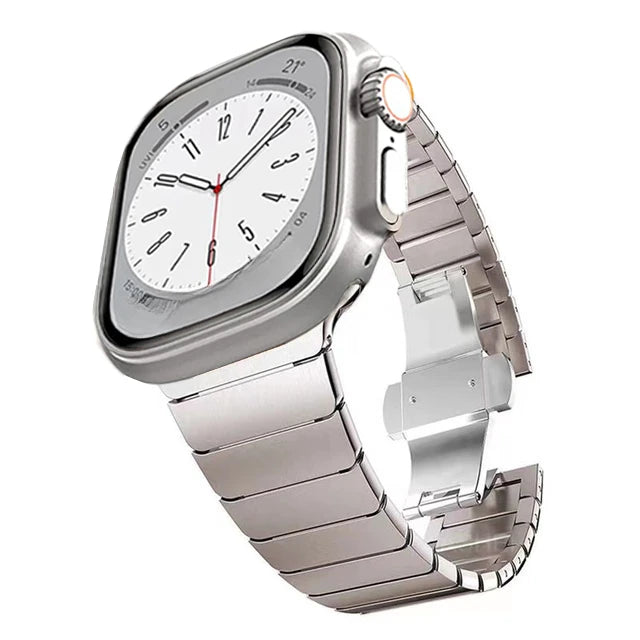 Stainless Steel Bracelet For Apple Watch Ultra 2 band 49mm 45mm 41mm 42mm 44 40mm OR  Metal strap for iwatch 9 8 7 6 5 4 3 SE Correa