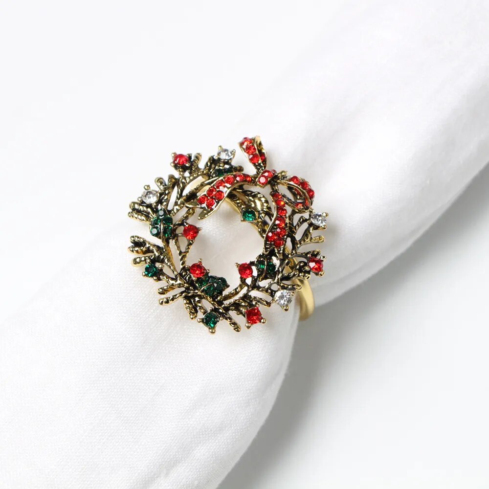 1PC Christmas Napkin Ring Holders.