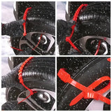 10/20Pcs Car Emergency Double Grove Anti Skid Winter Tire Accessories