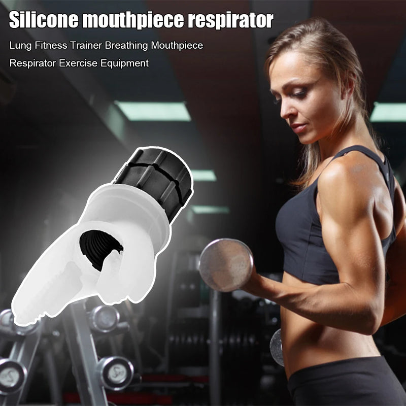 Portable Breath Fitness Exerciser Device  With Adjustable Resistances