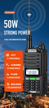 Baofeng UV S22 PRO V2 IP68 Walkie Talkie Dual Band 136-174/400-520MHz Ham Radio Upgraded Of UV9R UV5R Pro 50KM Range