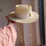 Women's Delicate Woven Summer Straw Hat