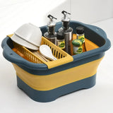 Silicone Foldable Strainer For Fruit Or Vegetables With Strainer