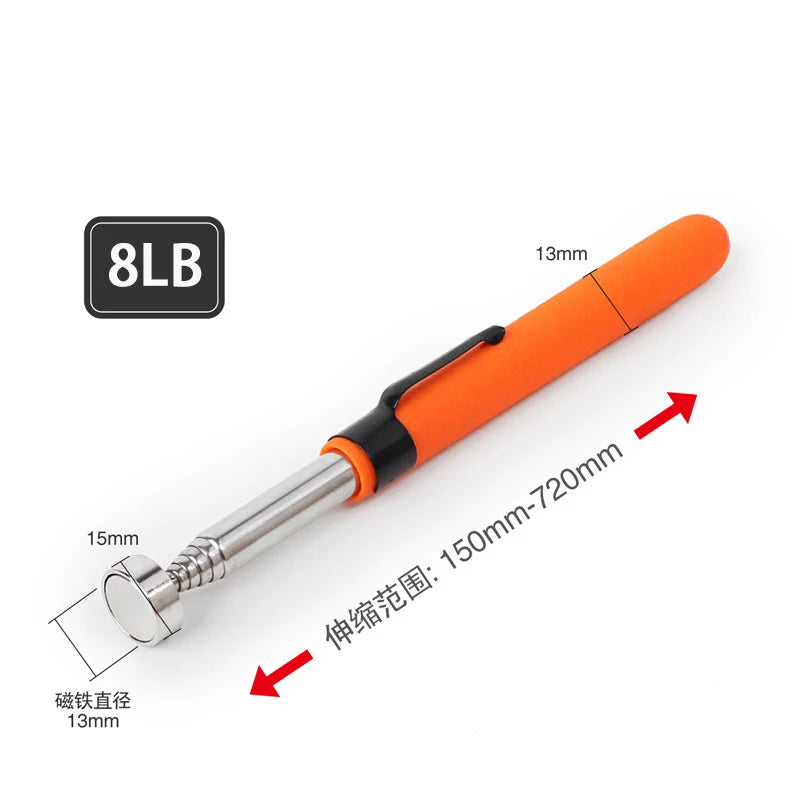 Mini Extendable Magnetic Rod To Pickup Nuts Or Bolts