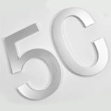 Outdoor  8 Inch Silver/Black 20cm Letters Or Numbers 0-9 For House Address