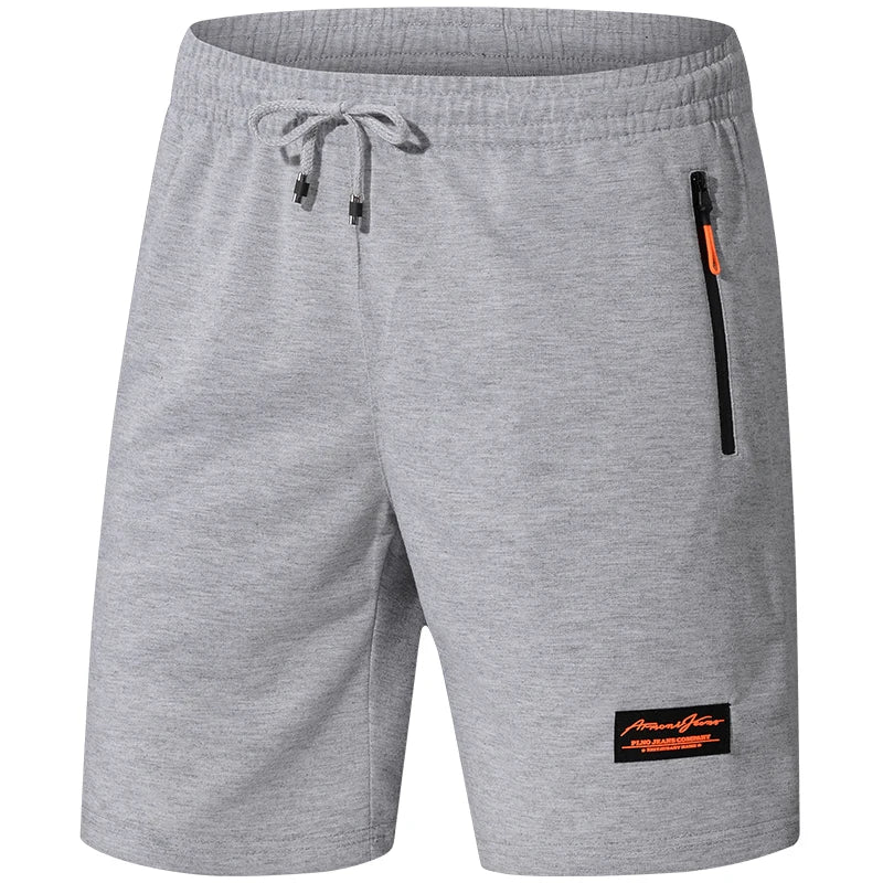 Men's Cotton Casual Shorts With Side Pockets Zips