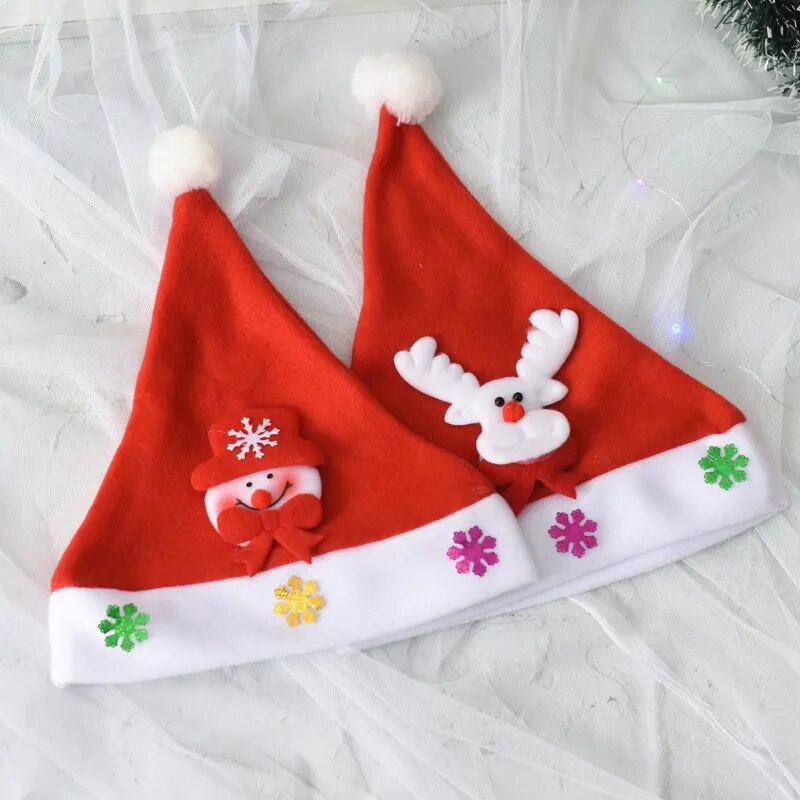 Christmas Hats For Children And Adults.