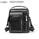 WEIXIER Men's Crossbody Multi-function Leather Bag.