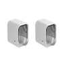 2PCS Flip-top Wall Mounted Toothbrush Rack