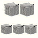 5/10/20/50/100pcs Gray Ultra-fine Absorbent Fiber Cleaning Cloth